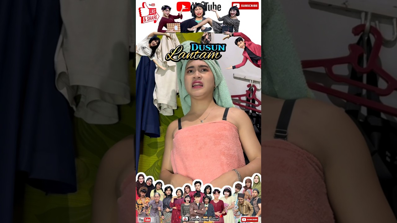Habis mandi lilis takut di intipin roy #komedi #dusunlantam #lantamchannelofficial #viral