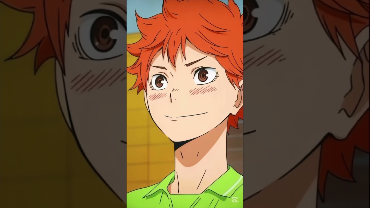 Haikyuuu Hinata Shoyo cute edit ❤️😁 #viralvideos #anime #animeedit #animegif