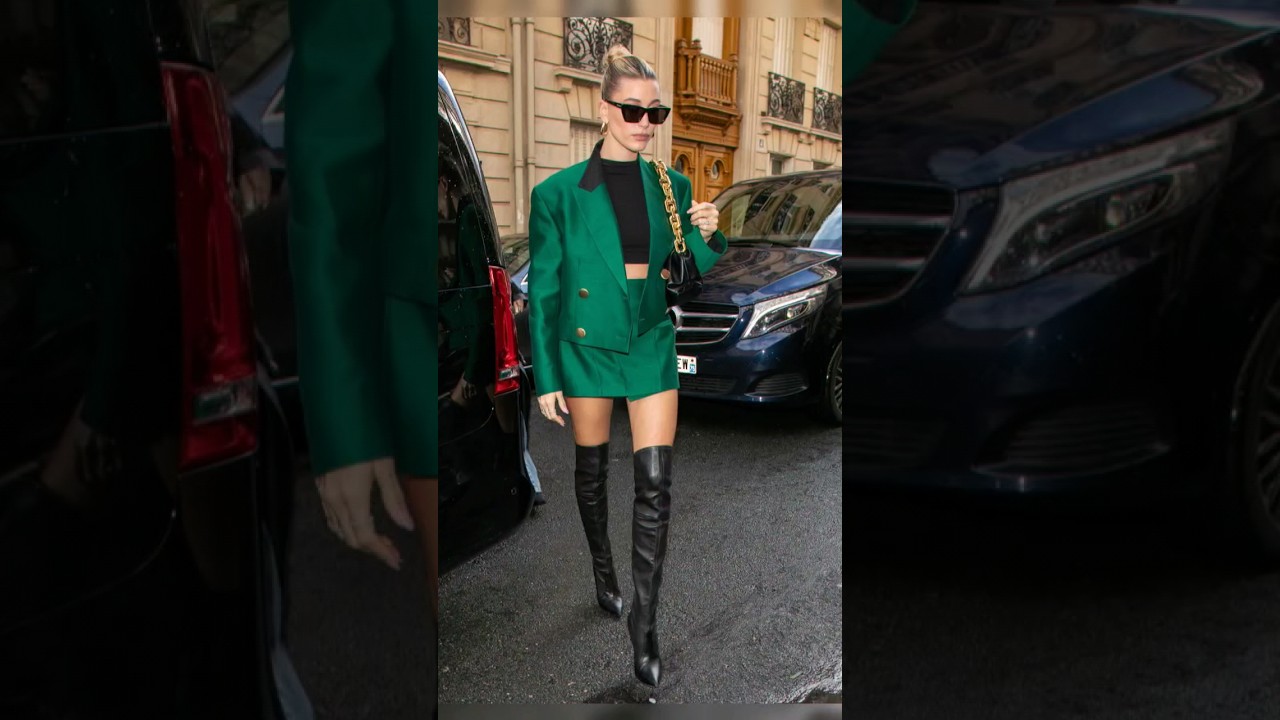 Hailey Bieber Street Style #Shorts #fashion #hot #viral