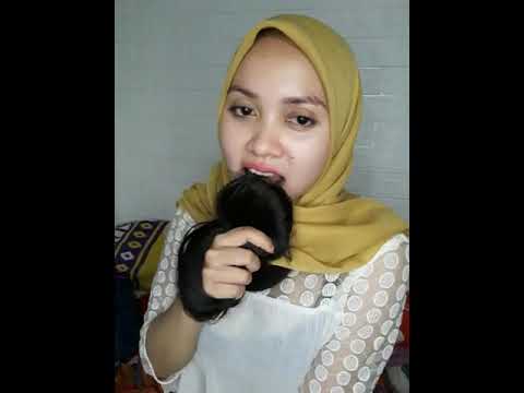 HAIR MODEL | Aprilia Hijab Makan Rambut Panjang Sepantat