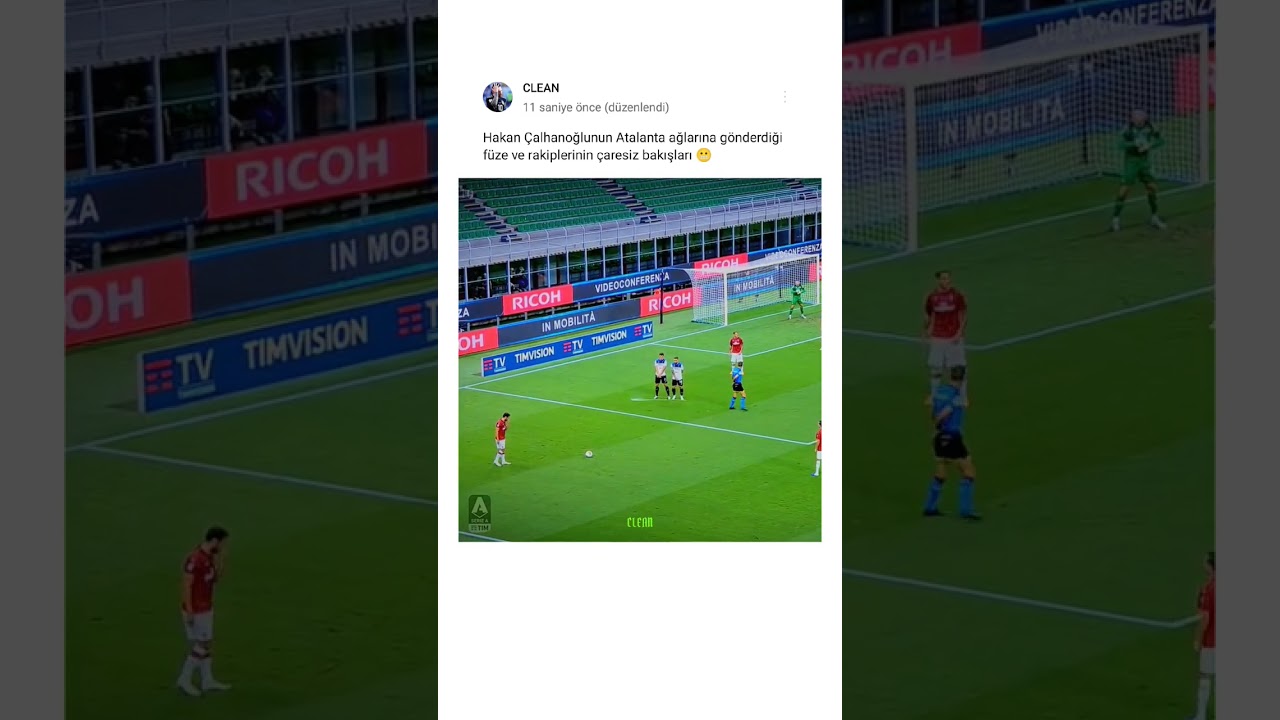 Hakan Çalhanoğlu 🥶 #football #reels #edit #milan #shorts