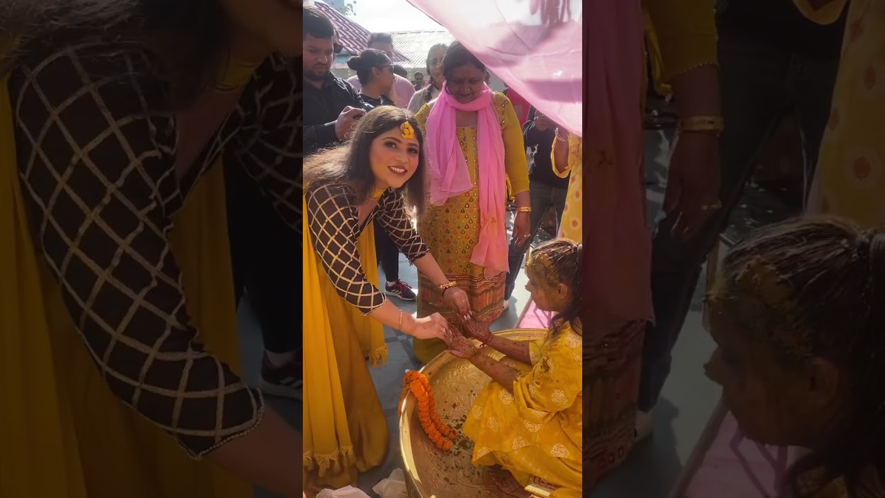 Haldi ceremony #shorts #youtubeshorts #wedding #weddingvideo