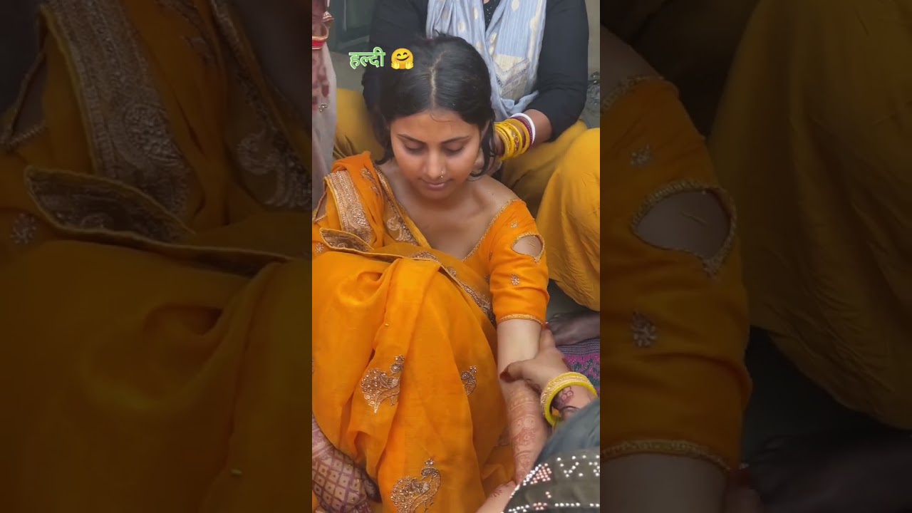 haldi rasam  Indian wedding #haldi #haldiceremony