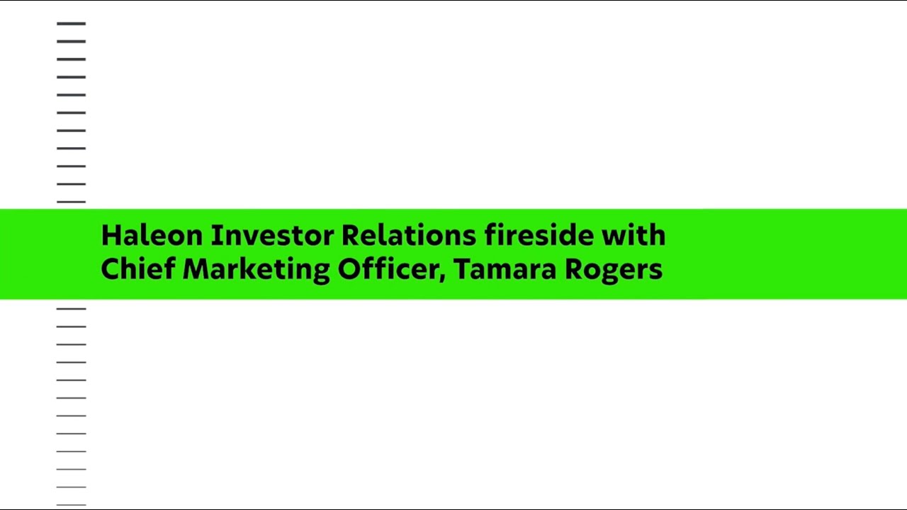Haleon Chief Marketing Officer fireside chat with Investor Relations