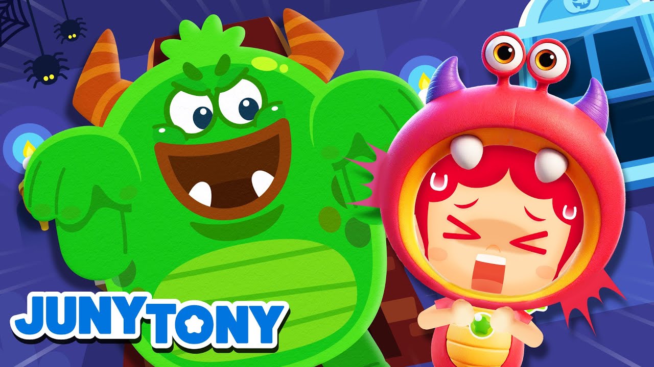 Halloween Hide-and-Seek｜Halloween Story for Kids｜+More Kids Songs｜JunyTony