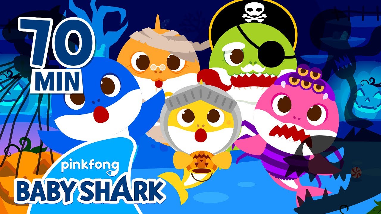 Halloween Monsters, Go Away! | +Compilation | Halloween Songs | Baby Shark Official
