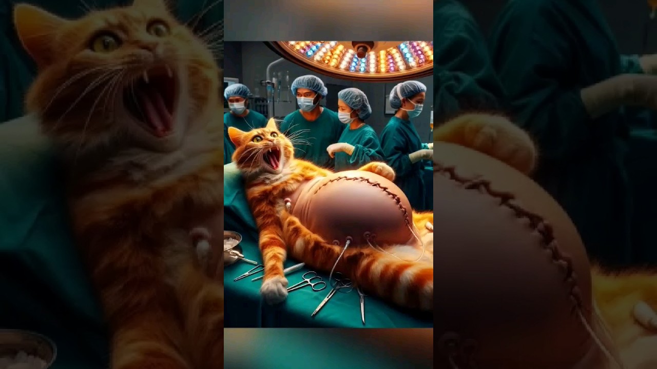 Hamile Kedi Ağlıyor 🙀 #kedi #kedivideoları #hamile