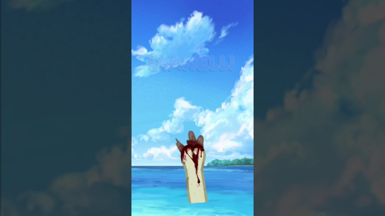 🦈💀Hand sea monster eats bird (rip bird)💀🦈// gacha club // hand sea monster // tiktok