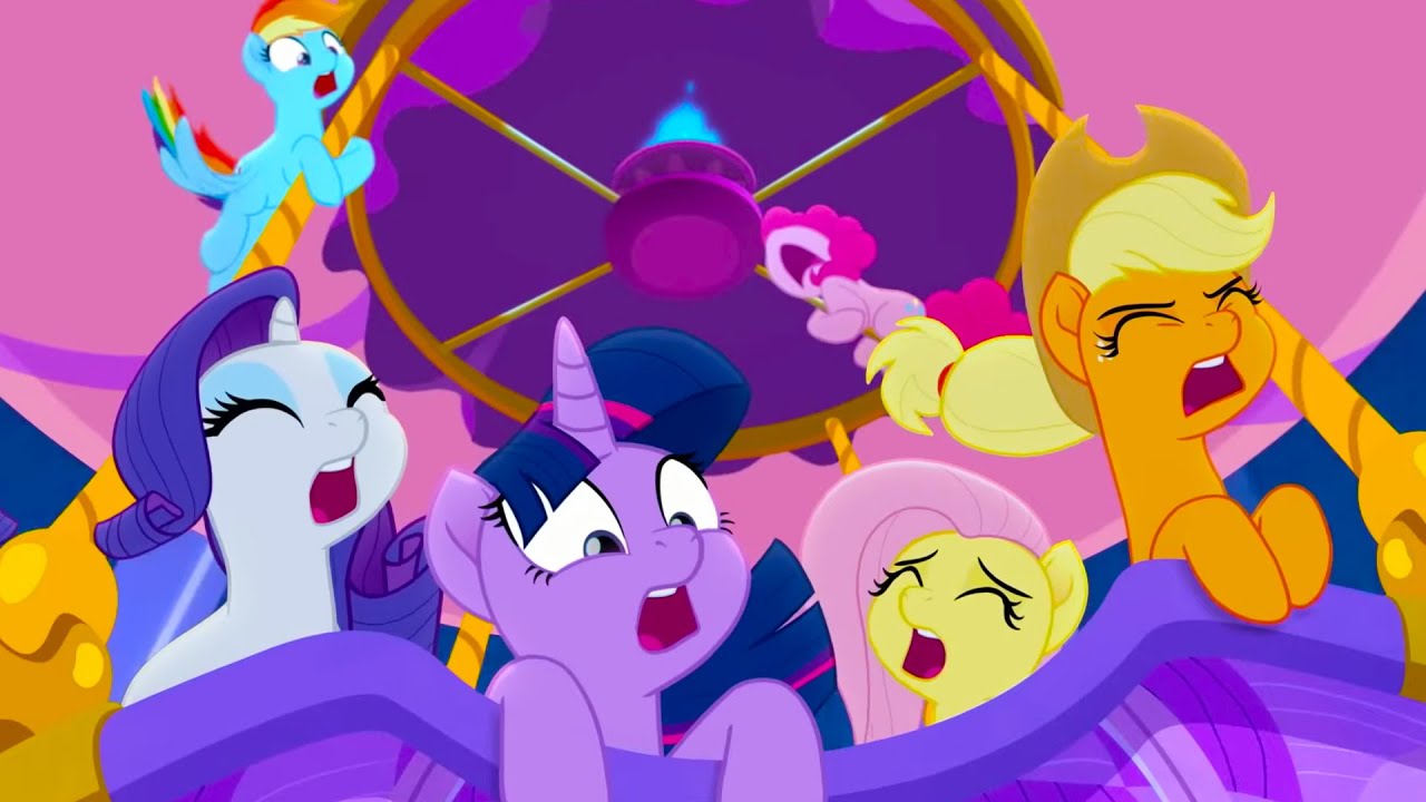 Hang On Everypony! 🌈 MLP Rainbow Roadtrip CLIP 🎞️ My Little Pony Official Channel