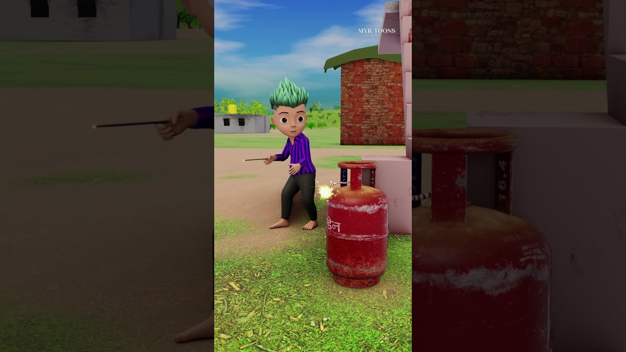 HAPPY DIWALI BOMB MYR TOONS | Gulli Bulli | Cartoon | granny | short | tmkoc | shortscomedy
