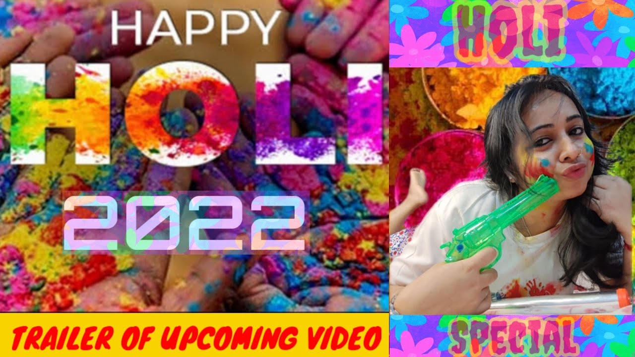 HAPPY HOLI.. Upcoming video trailer @Sumivlogs