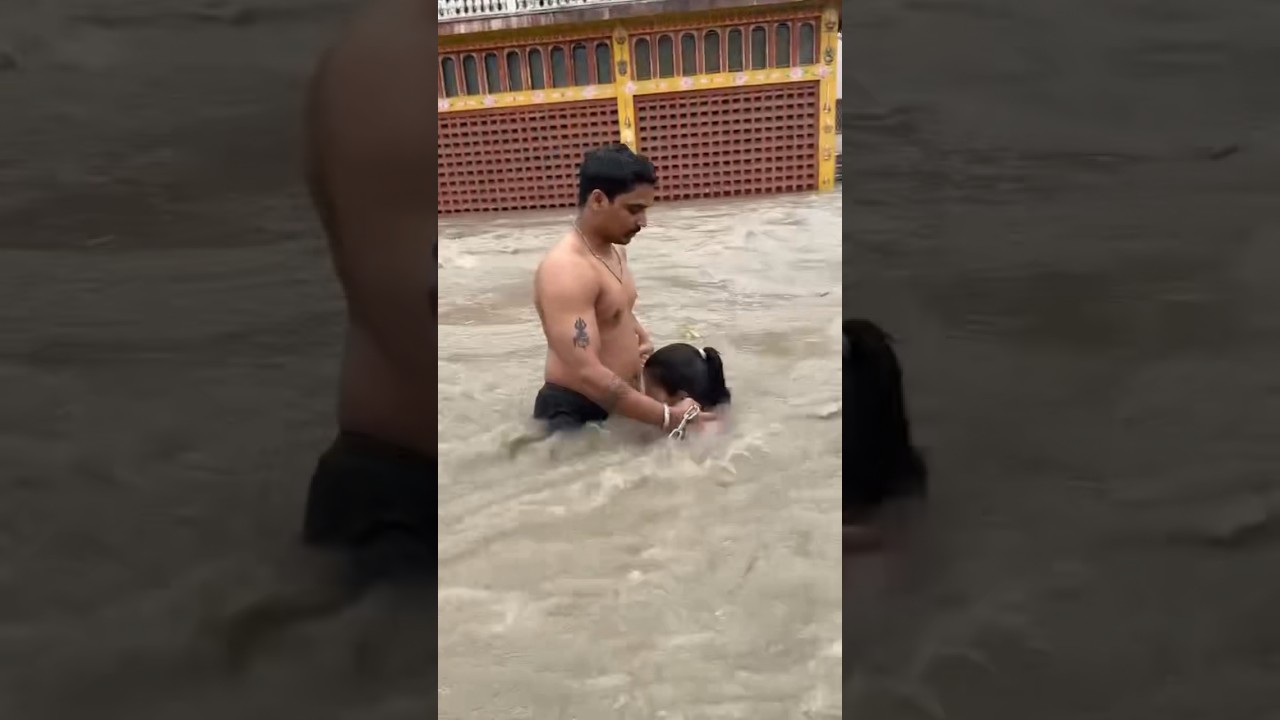 Haridwar Mei Ki Full Masti❤️🙏🏻 #comedy #couplegoals #trip #Haridwar #family_vlogs03