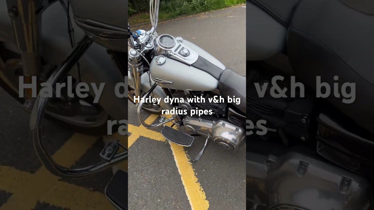 Harley Davidson dyna switchback with Vance & Hines big radius exhaust