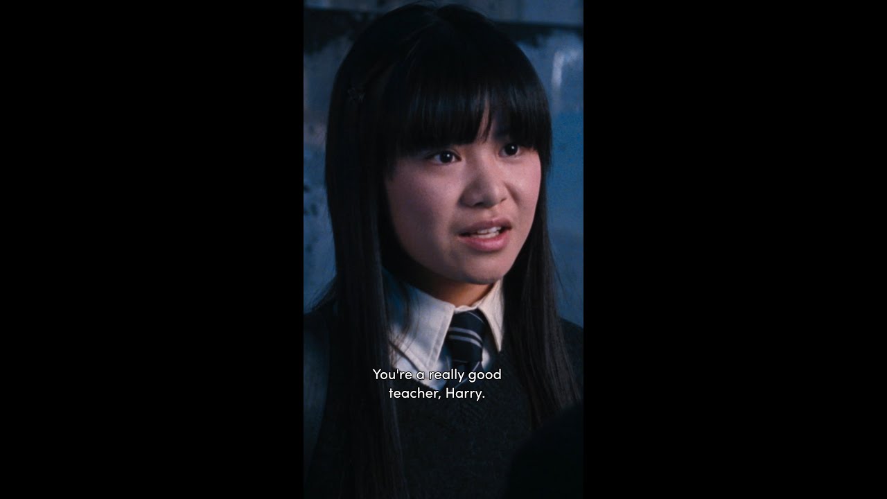 Harry and Cho kiss at Christmas #HarryPotter #ChoChang