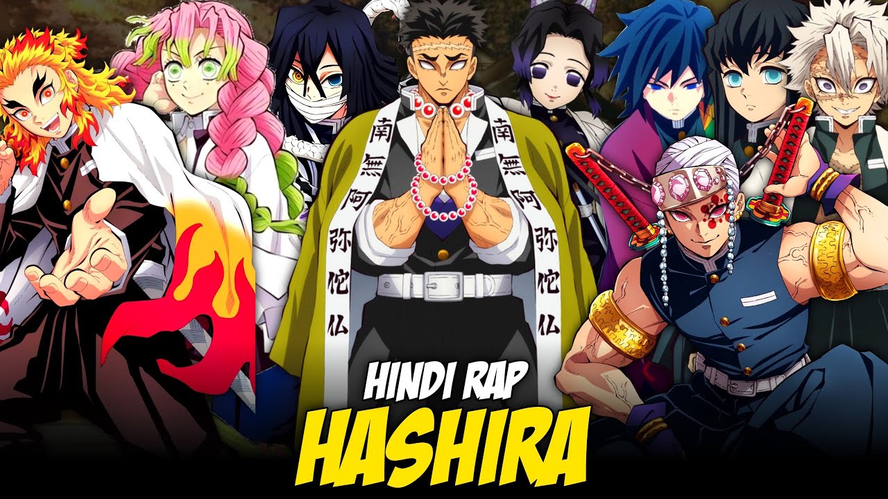 Hashira Hindi Rap By Dikz I Hindi Anime Rap | Demon Slayer AMV | Prod. By RickyRage