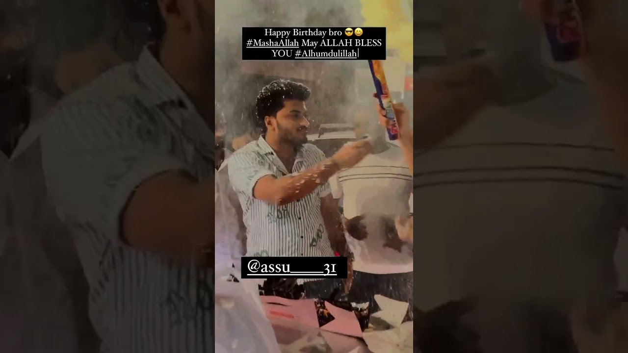 Hasnain Khan Birthday Celebration Asad Khan #shorts