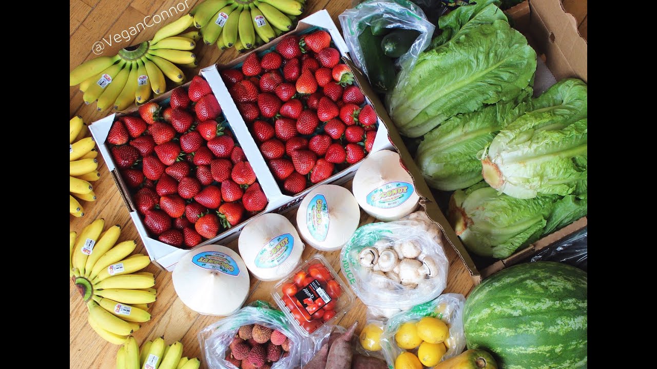 HCLF VEGAN FRUIT + VEG HAUL || 98$!?!?