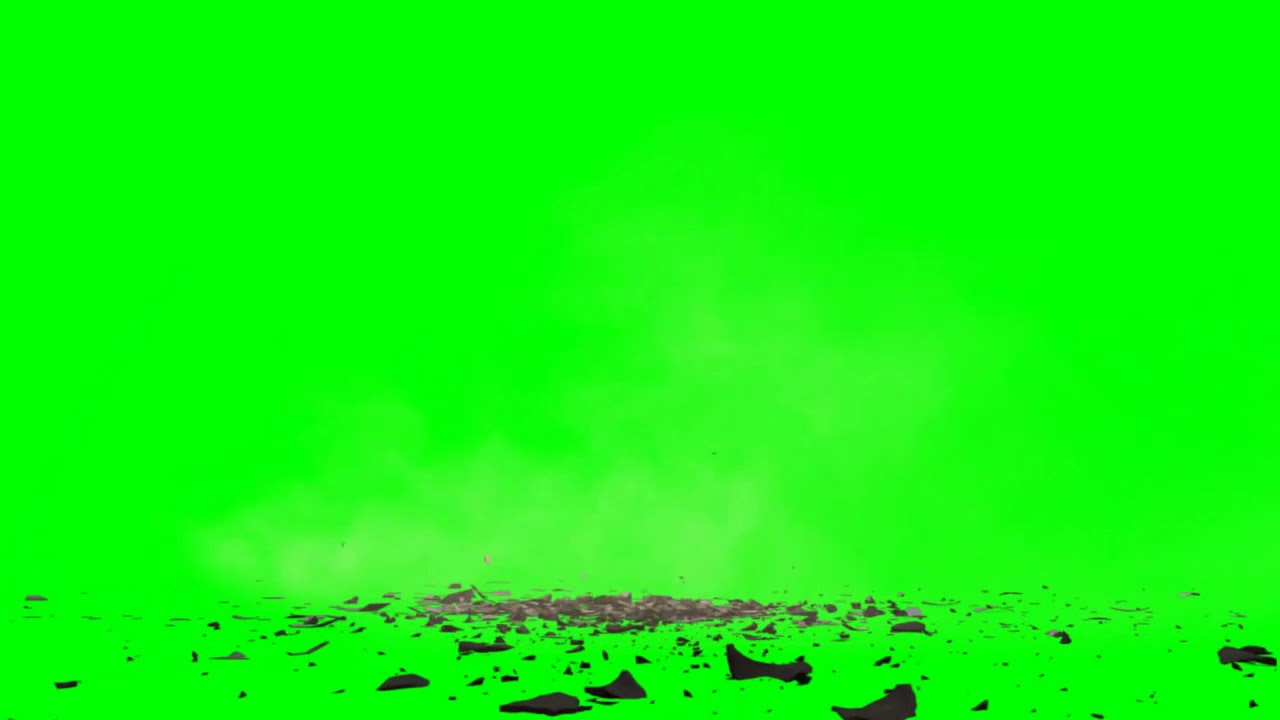 HDvd9 co Superhero landing Green screen effect