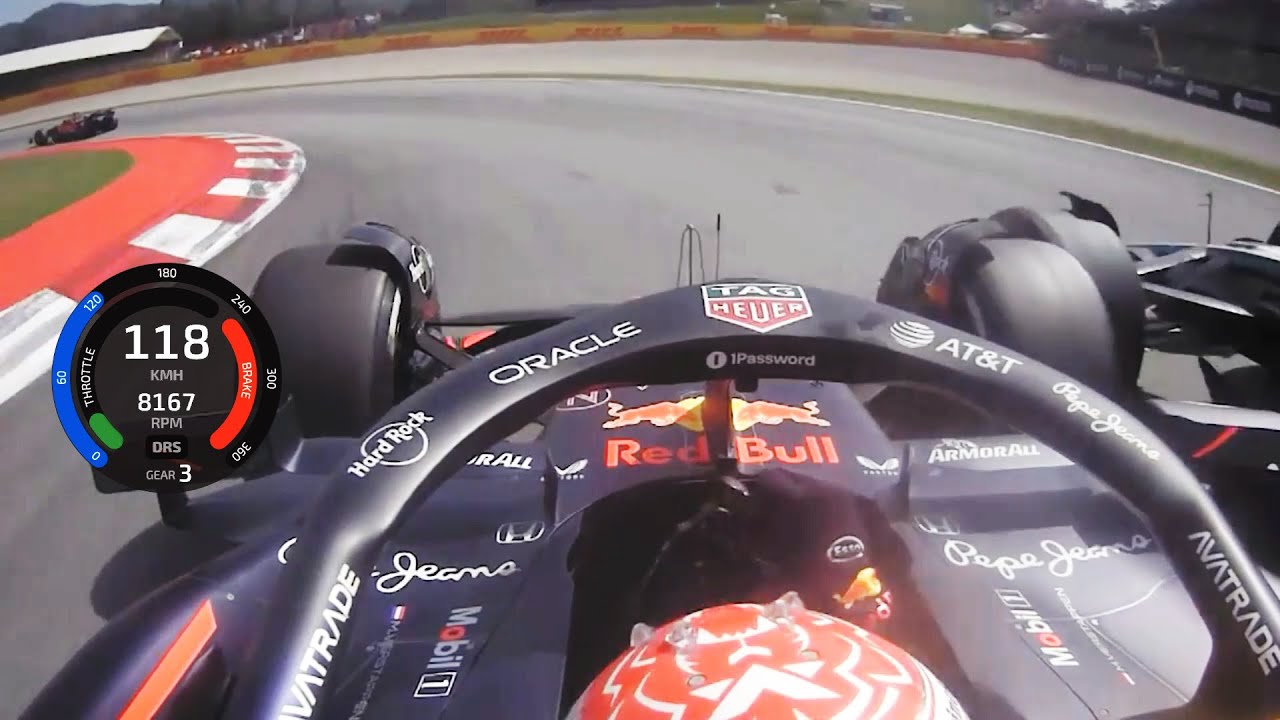 He really did it deliberately: Verstappen's front-facing onboard analysis of the Spain incident