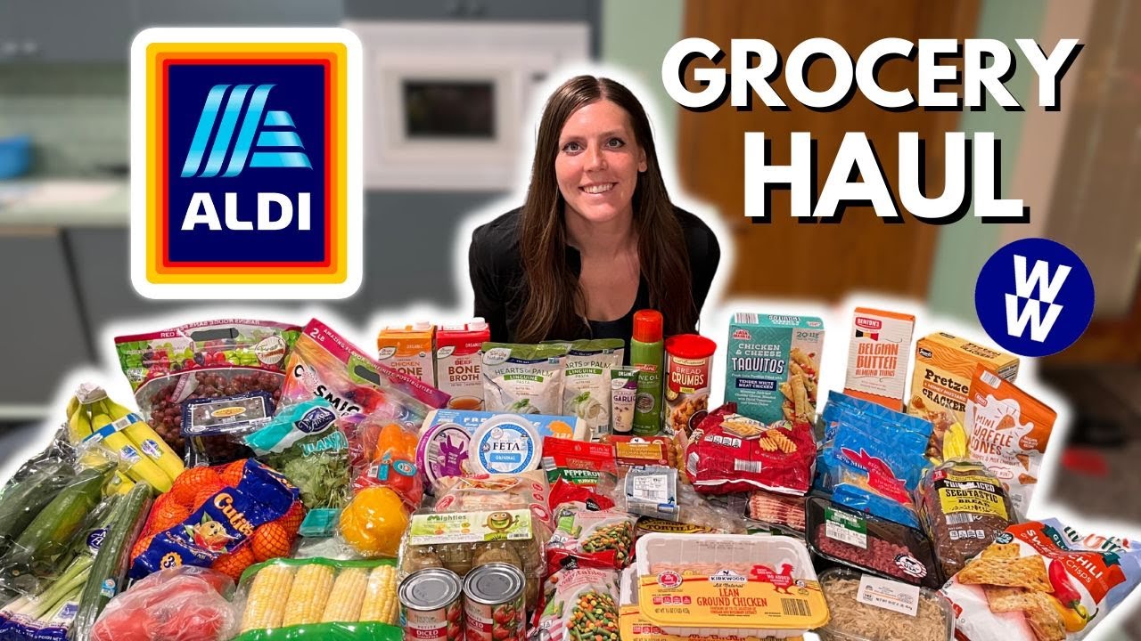 Healthy ALDI Grocery Haul For Weight Loss | Foods I Eat To Lose Weight | WeightWatchers | Meal Ideas