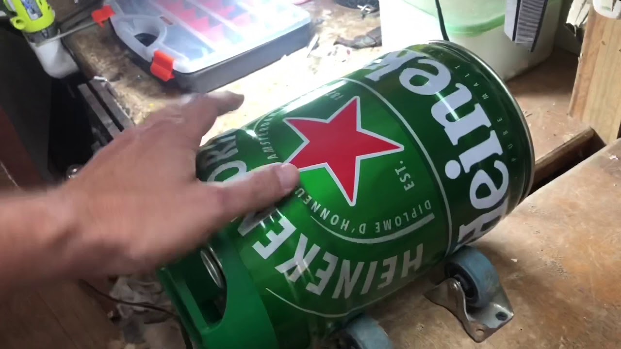 Heineken Barril recycling to ICE Bucket