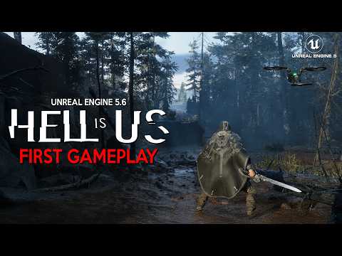 HELL IS US First RTX 5090 Gameplay Demo | New DARK OPEN WORLD RPG in Unreal Engine 5 coming in 2025