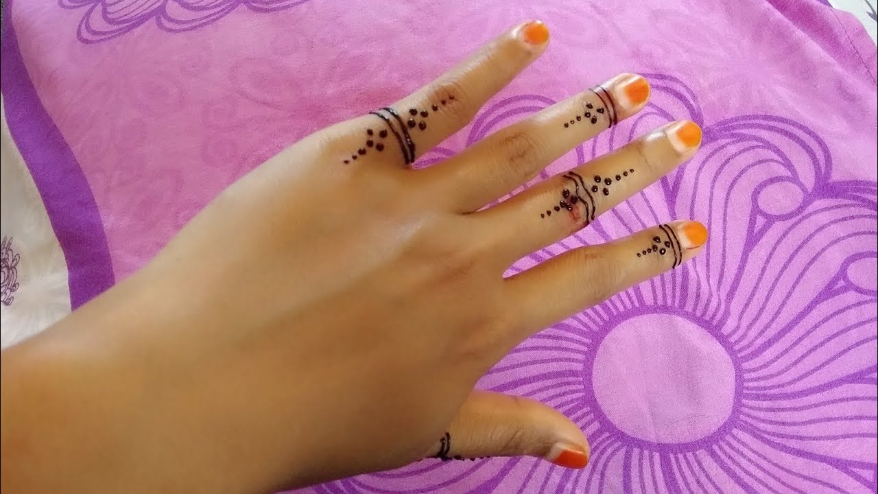 Henna simple mudah di tiru