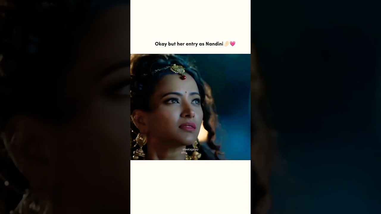Her Entry! 🤍 #chandranandini #shwetabasuprasad #shorts
