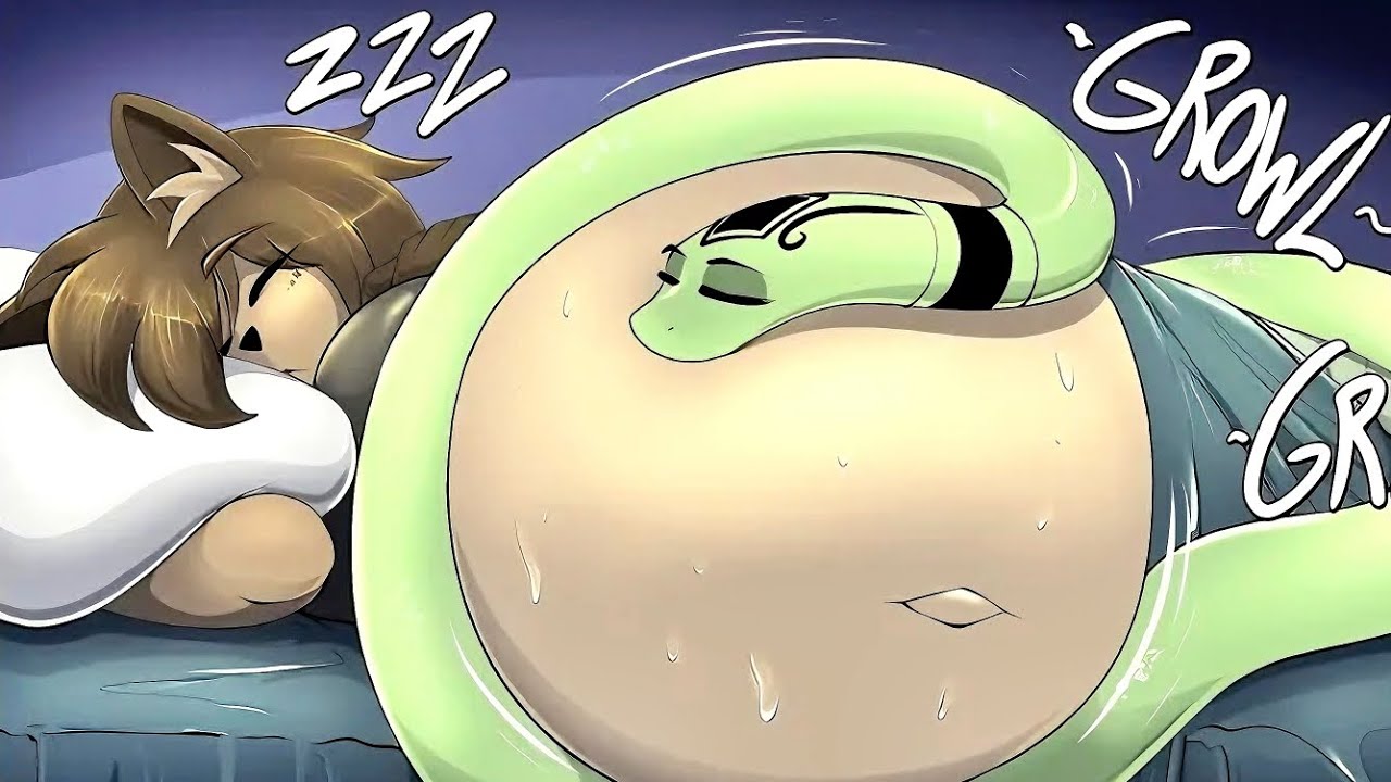 Her Snake's Gluttony Made Her STUFFED TWICE (Comic Dub)