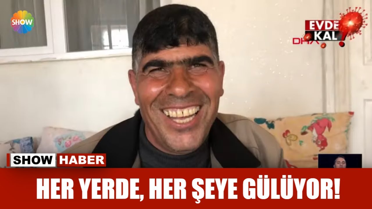 Her yerde, her şeye gülüyor!