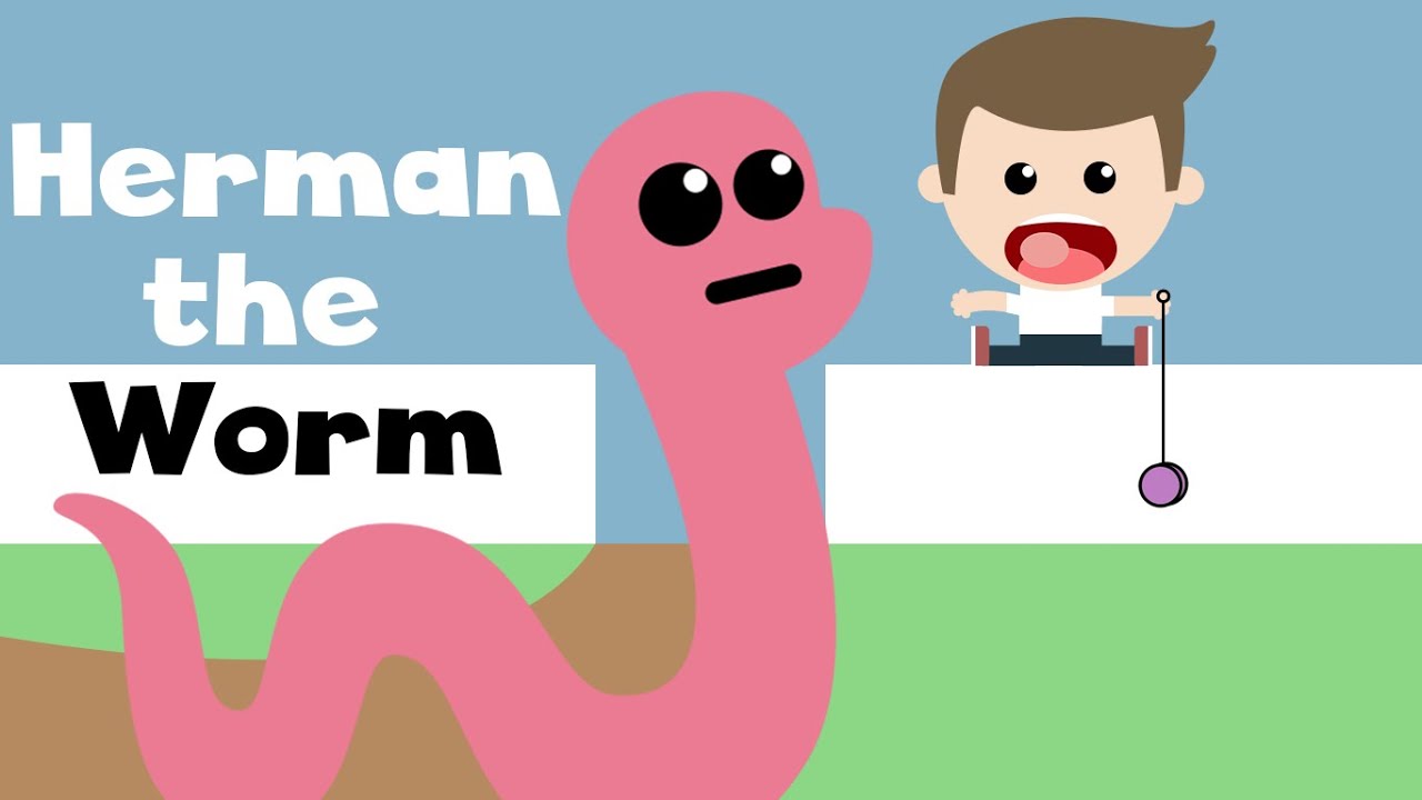 Herman the Worm | Kids Songs | Brain Break Movement Songs