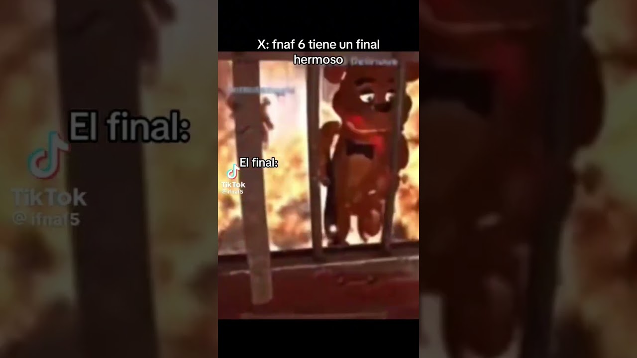 hermoso final XD #fnaf #fnaf6 #humor #xd #terrors #parati #shorts #viral
