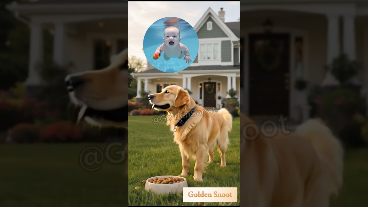 Heroic Golden Retriever Saves Baby from Pool – 🐾💦  Brave Golden Retriever Save the Baby