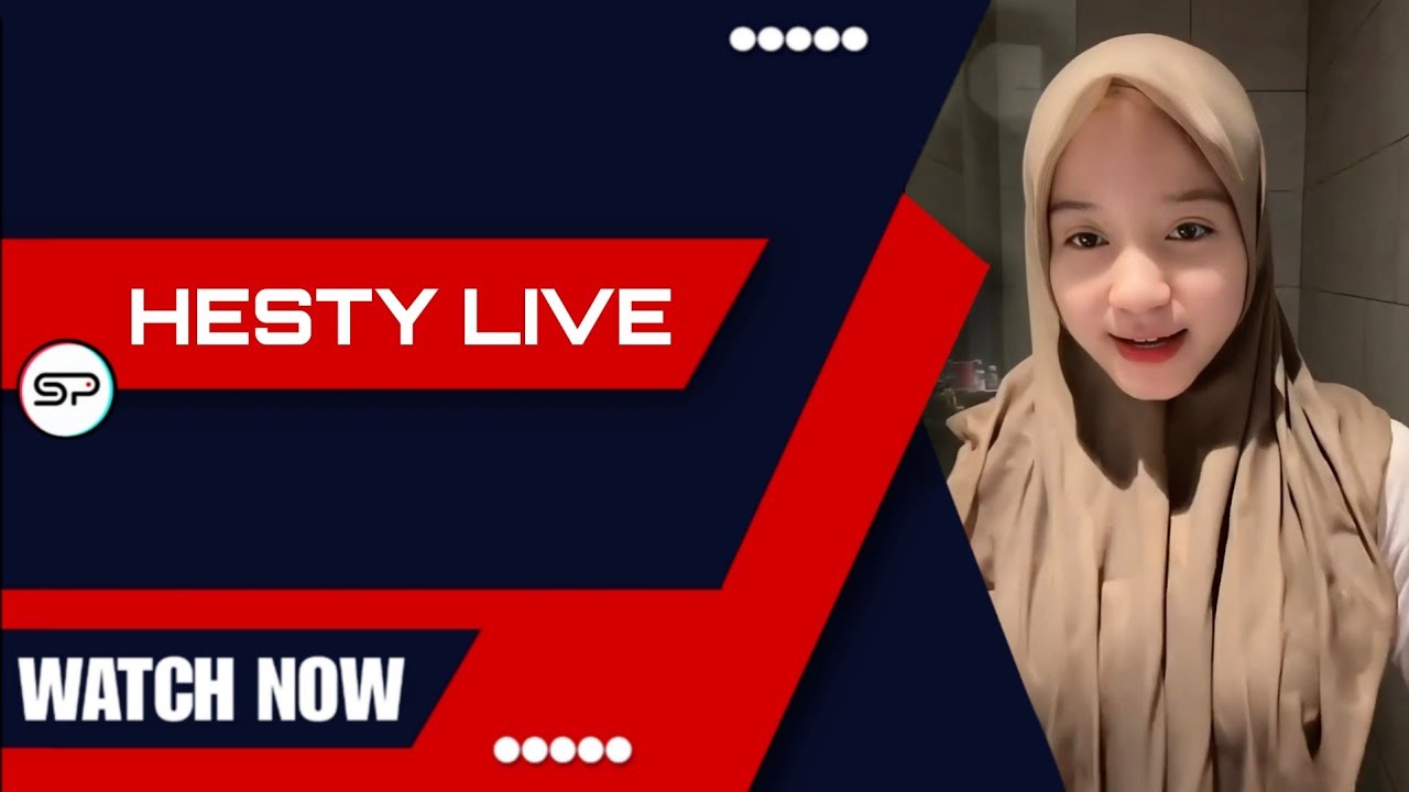 HESTY LIVE HIJABAN SAMBIL BASAH-BASAH || TIKTOK EXCLUSIVE