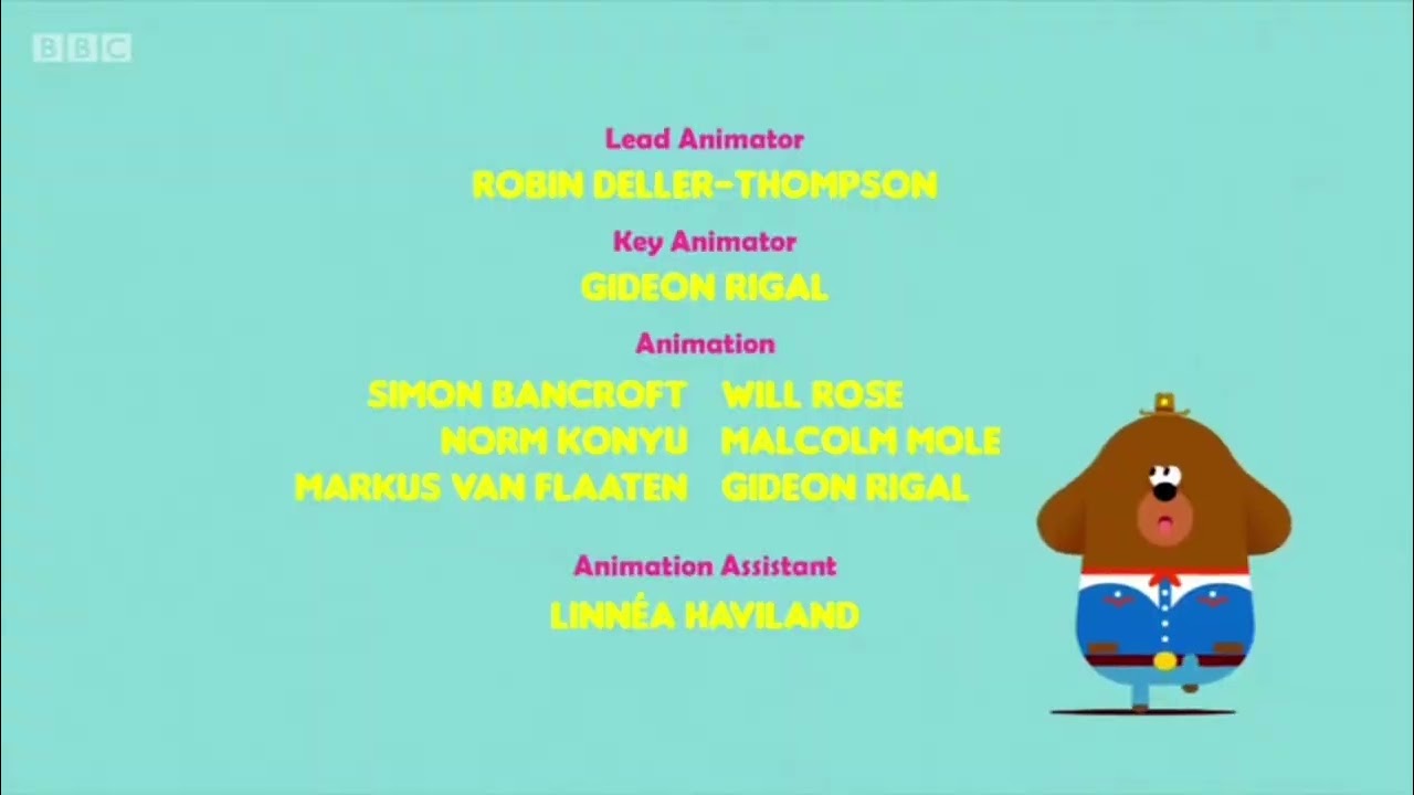 Hey Duggee The Dancing Bug Badge Credits