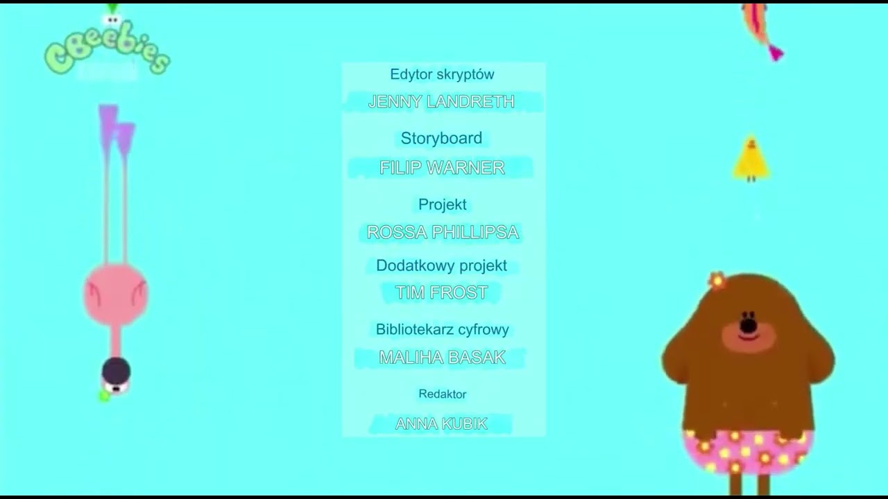 Hey Duggee The Footprint badge Credits (Polish)