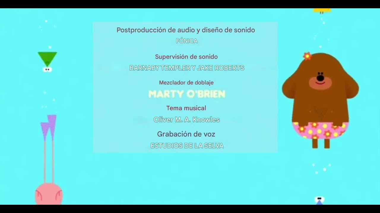 Hey Duggee The Footprint Badge Credits (Spanish)