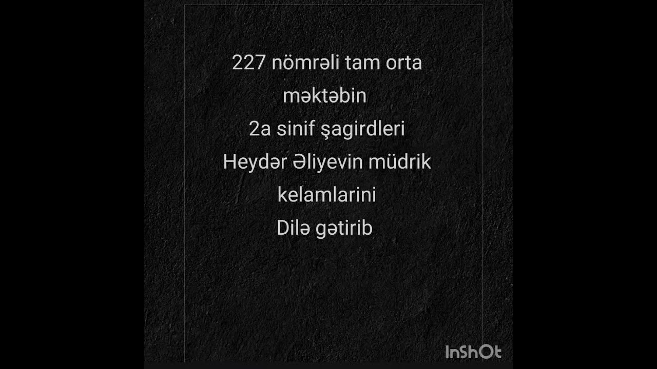 Heydər Əliyevin kelamlari.