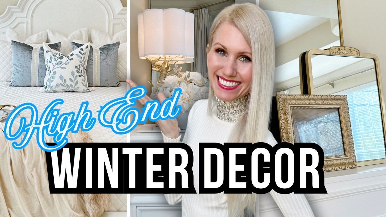 HIGH END *WINTER DECOR* EVERYONE CAN DIY On A BUDGET!