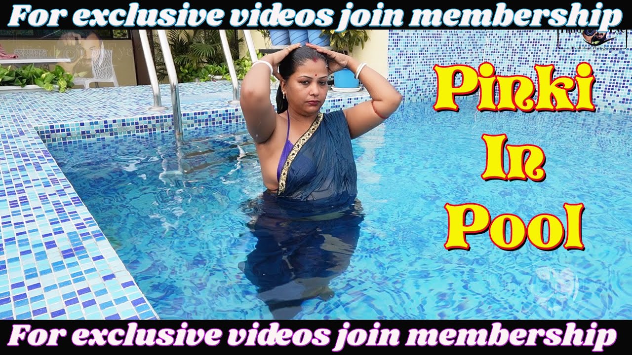 High Fashion Shoot Concept | Pinki Saree Video Shoot in Swimming Pool। #sareelove #sareefashion
