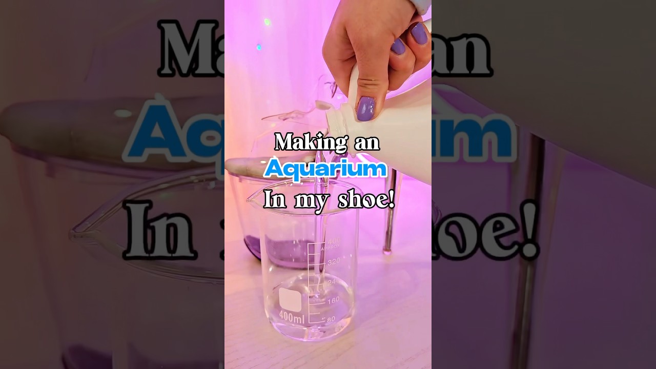 High Heel Aquarium 🐟👠#heels #diy #aquarium #satisfying #highheels