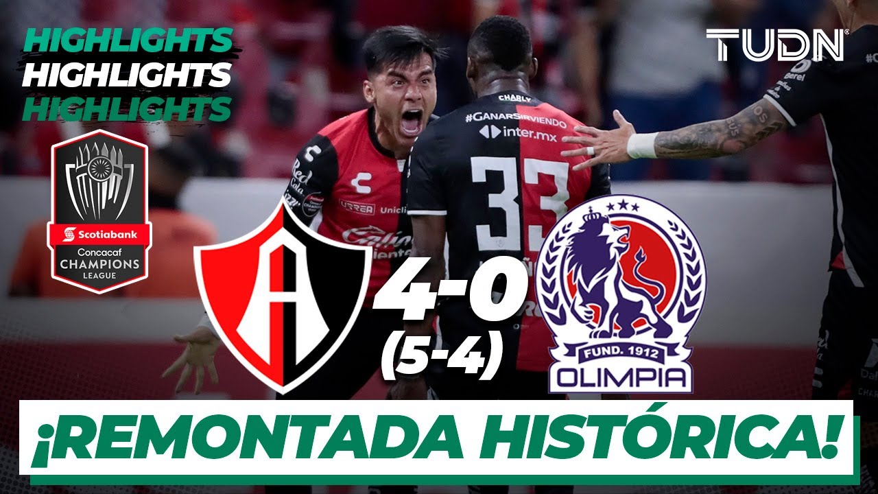 HIGHLIGHTS | Atlas 4(5)-(1)0 Olimpia | CONCACHAMPIONS 2023 - 8vos | TUDN