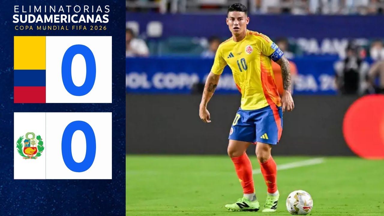 HIGHLIGHTS | Colombia 0-0 Peru | FIFA World Cup 2026 Qualifiers South America