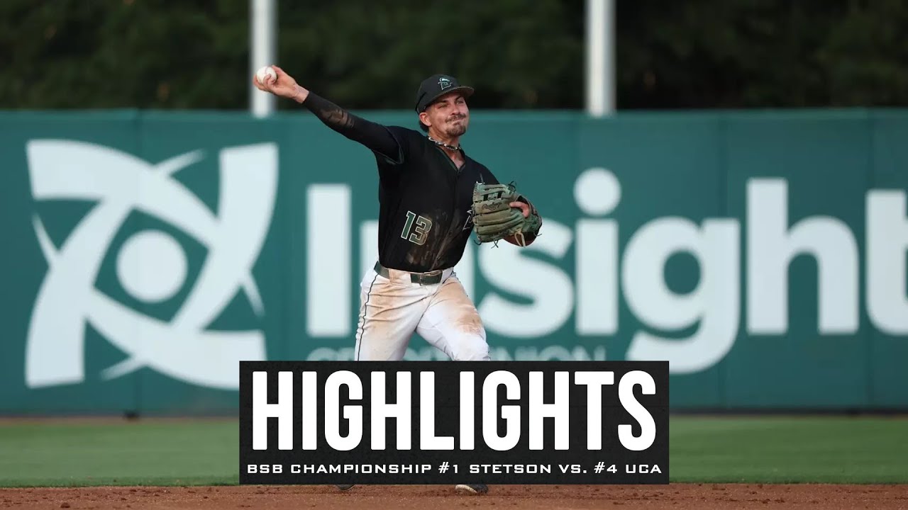 Highlights: #1 Stetson vs. #4 UCA, 2025 Baseball Championship