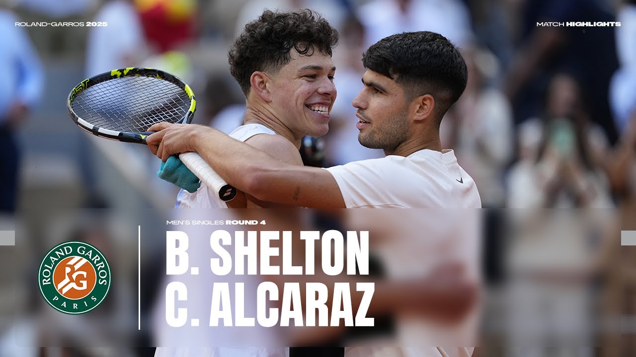 Highlights Alcaraz vs Shelton Round 4 | Roland-Garros 2025