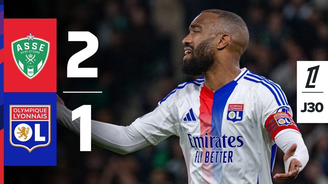 Highlights Saint-Etienne - OL: A Bitter-Tasting Defeat (2-1)