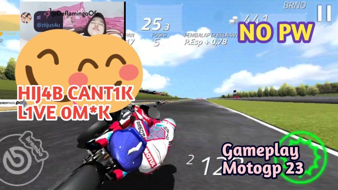 HIJAB CANTIK LIVE OM*K Mediafire Terbaru - Gameplay Motogp 23