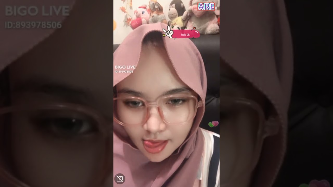 hijab cantik terbaru asia jilbab bigo live main lidah