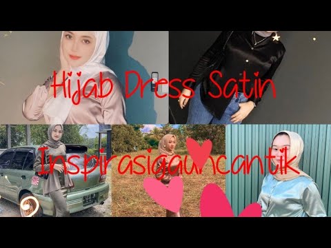 Hijab Dress Satin #hijabstyle #satin #tiktok #viral #jilbob #dress #pesta #kondangan