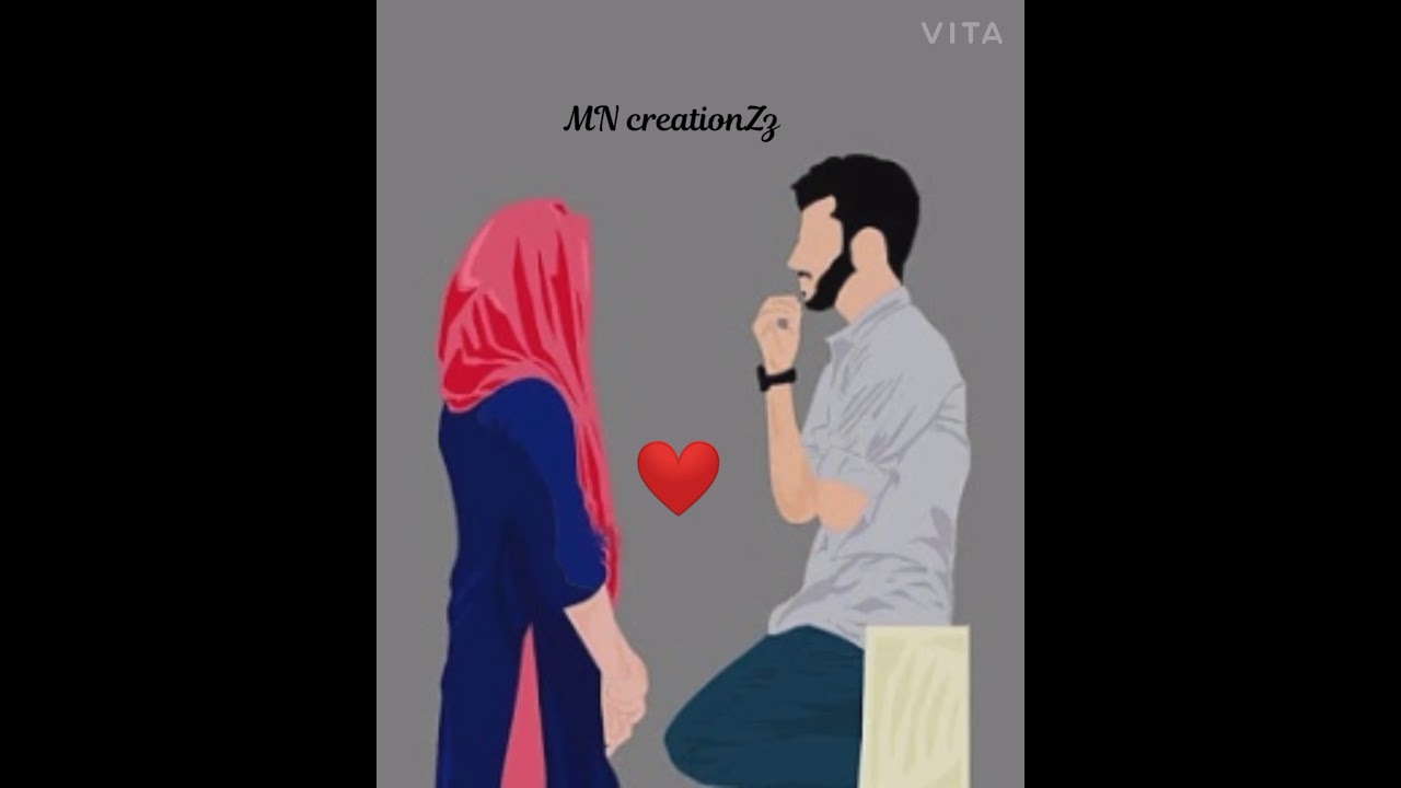 hijab girl beard boy love ❤️ MN creationZz 🖤💙 #islam #love #hijabgirlbeardboy #bestpair